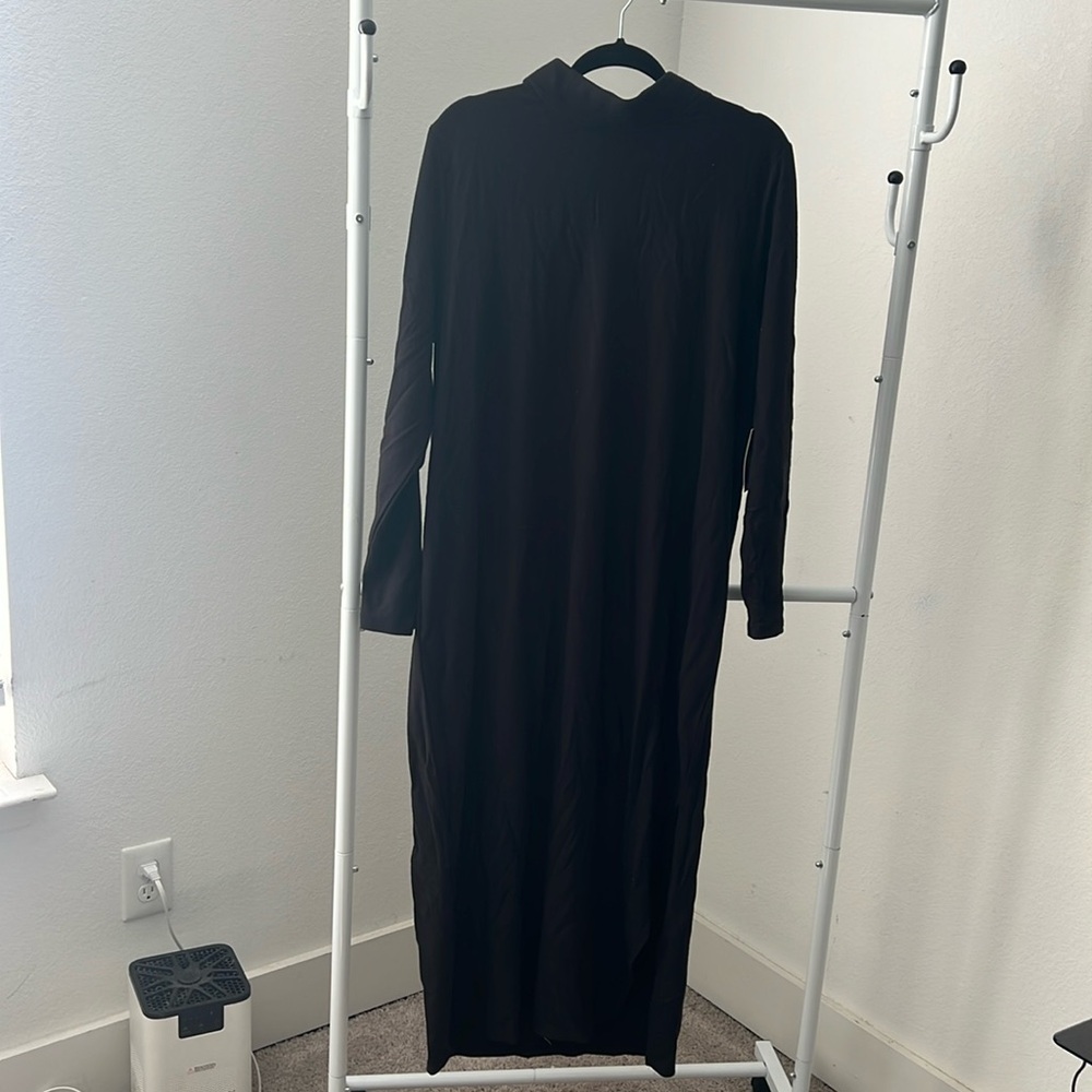 Eloquii Black Backless Gold Chain Dress